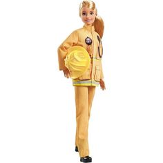 Игровой набор Barbie Кем быть к 60-летию Firefighter 29 см