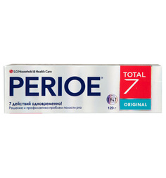 Зубная паста Perioe Total 7 Original комплексное действие, от 12 лет, 120 гр