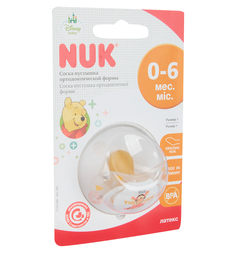 Пустышка Nuk Trendline Disney латекс, 0-6 месяцев