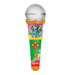Микрофон Азбукварик Пой со мной! Песенки веселых мультяшек, 19 см