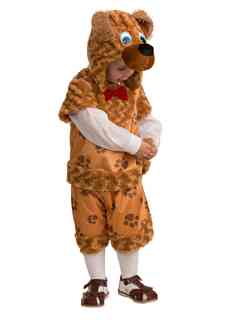 Карнавальный костюм Батик Собачка Бобик жилет/шорты/головной убор