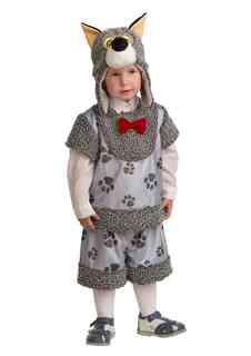 Карнавальный костюм Батик Волчонок Кирюшка жилет/шорты/головной убор