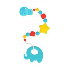 Грызунок на прищепке Жирафики Слоник, 30 см