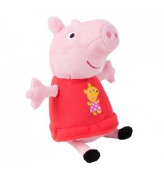 Музыкальная мягкая игрушка Peppa Pig Пеппа с игрушкой 20 см