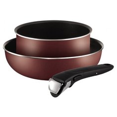 Набор посуды Tefal Ingenio Red 04175830 3 пр. красный