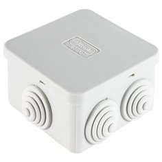 Распределительная коробка Ecoplast JBS070 (44056) наружный монтаж 70x70 мм RAL 7035