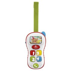 Интерактивная развивающая игрушка Chicco говорящий телефон Selfie Phone рус/англ белый/красный