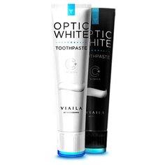 Набор зубных паст Viaila Optic White Toothpaste Дневная и ночная зубная паста, колпачок световой для закрепления эффекта