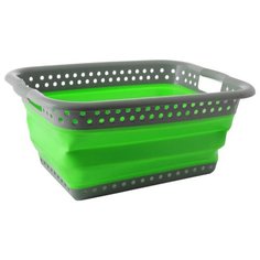 BRADEX Корзина складная 37 л, 60х45х28 зеленый