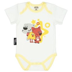 Боди lucky child размер 24 (74-80), молочный