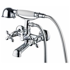 Смеситель для ванны с душем IDDIS Jeals JEASB02i02 двухрычажный лейка в комплекте хром