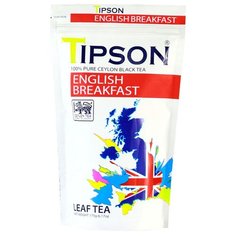 Чай черный Tipson English breakfast, 175 г