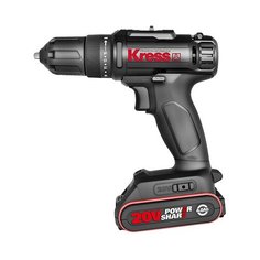 Аккумуляторная дрель-шуруповерт Kress KU210.1 40 Н·м черный