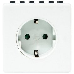 Розетка Feron TM21,16А, с заземлением, белый