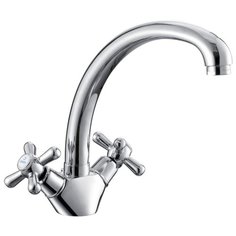 Смеситель для кухни (мойки) KAISER Carlson 11033 двухрычажный хром