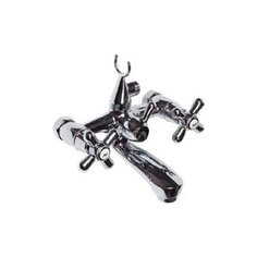 Смеситель для ванны с душем KAISER Carlson 11044 двухрычажный хром