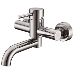 Смеситель для ванны с душем KAISER Tube 26055 однорычажный хром