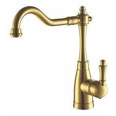 Смеситель для кухни (мойки) KAISER King 77044 bronze однорычажный бронза
