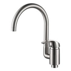 Смеситель для кухни (мойки) KAISER Nova 23044-5 silver однорычажный