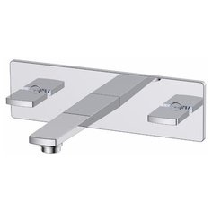 Смеситель для раковины (умывальника) BelBagno Carin CAR-BLI-CRM двухрычажный встраиваемый хром