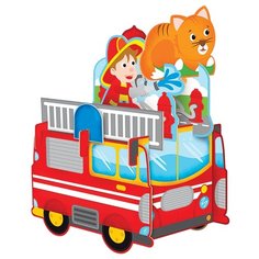 3D-пазл ГеоДом 3D Пожарный (4607177453958) + книга, 12 дет.