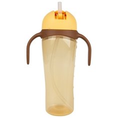 Поильник с трубочкой Pigeon 13756/13757, 330 мл желтый