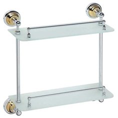 Этажерка настенная BEMETA Retro 144301122/144202128/144102127 золото/хром