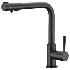 Смеситель для кухни (мойки) KAISER 13044 color однорычажный черный