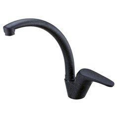 Смеситель для кухни (мойки) KAISER County 55244 granit однорычажный гранит черный мрамор