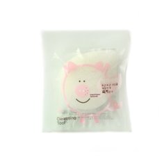 Спонж Dr Lola Face Cleansing Pig Konjac Pure Ingredients белый