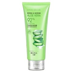 Beotua Пилинг-гель скатка для лица Natural Skin care Aloe Vera 92% Exfoliatorс гиалуроновой кислотой, экстрактом алоэ и аллантоином 120 г