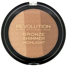REVOLUTION Палетка для контурирования Ultra Bronze, shimmer and highlighter