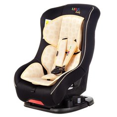 Автокресло группа 1 (9-18 кг) Liko Baby LB-302, черный/бежевый