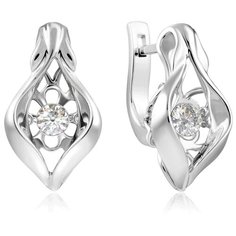 Бронницкий Ювелир Серьги из белого золота RD66319355000