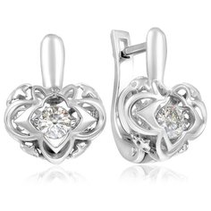 Бронницкий Ювелир Серьги из белого золота RD66319322000