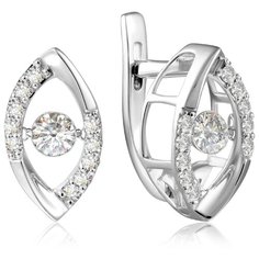 Бронницкий Ювелир Серьги из белого золота RD66319051000