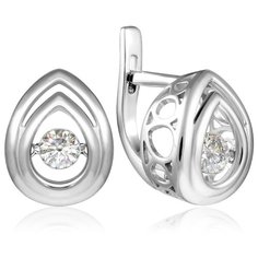 Бронницкий Ювелир Серьги из белого золота RD66319317000
