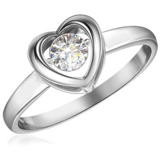 Бронницкий Ювелир Кольцо из белого золота RD65319008, размер 17.5