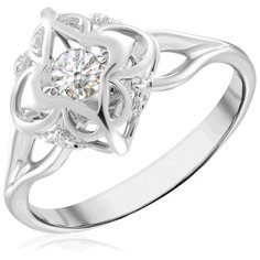 Бронницкий Ювелир Кольцо из белого золота RD65319371, размер 17.5