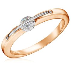 Бронницкий Ювелир Кольцо из красного золота R5319146, размер 17