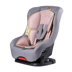 Автокресло группа 1 (9-18 кг) Liko Baby LB-302, серый/лен