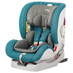 Автокресло группа 0/1/2/3 (до 36 кг) Liko Baby Sprinter Isofix, волна в точку