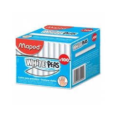 Maped Мел круглый "White Peps" 100 штук белый