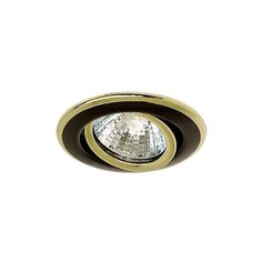 Встраиваемый светильник Акцент 113AA1 чёрный никель/золото