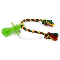 Игрушка для собак Doglike Соска с канатом (D11-3952) зеленый