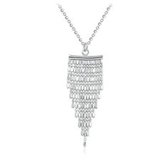 Бронницкий Ювелир Колье из серебра NP-GI024-Rd, 40 см, 4.83 г