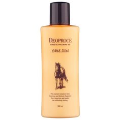 Deoproce Horse Oil Hyalurone Emulsion Эмульсия для лица с гиалуроновой кислотой и лошадиным жиром, 380 мл