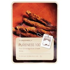 TONY MOLY тканевая маска Pureness 100 Red Ginseng, 21 мл