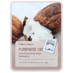 TONY MOLY тканевая маска Pureness 100 Shea Butter увлажняющая, 21 мл