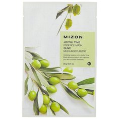 Mizon Joyful Time Essence Mask Olive тканевая маска с экстрактом плодов оливы, 23 г